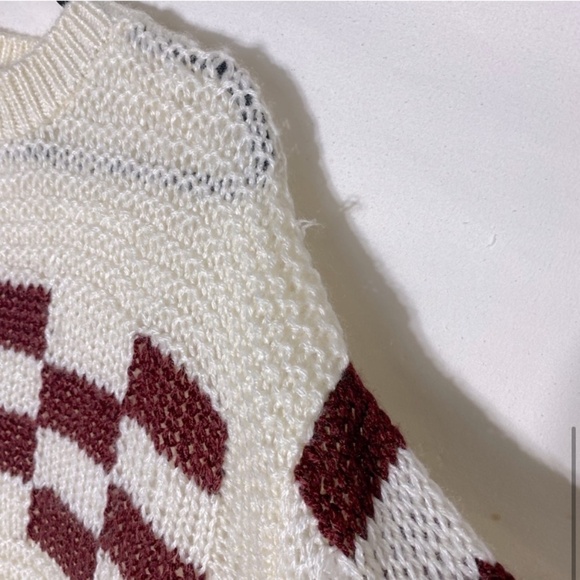 Vintage Cricketeer Chunky Knit Crew Neck Sweater XL - Picture 7 of 16